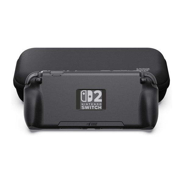 Savage Raven by Skull & Co. StandGrip Bundle for Nintendo Switch2 (including EDC Carrying Case) – Black