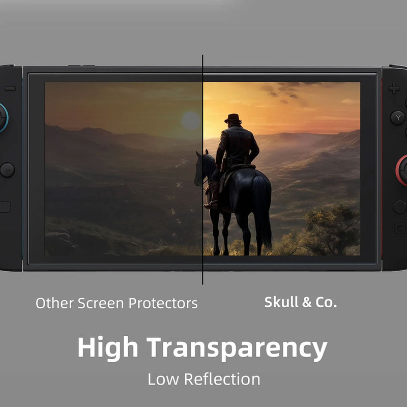 Savage Raven by Skull & Co. Screen Protector with Positioner for Nintendo Switch 2 Matte Finish (2-Pack)