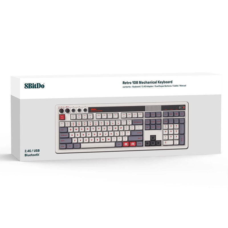 8BitDo Retro 108 Mechanical Keyboard - N Edition