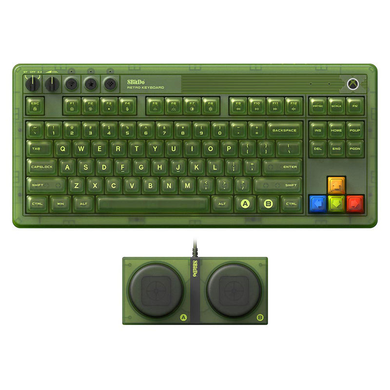 8BitDo Retro 87 Mechanical Keyboard - Xbox Edition
