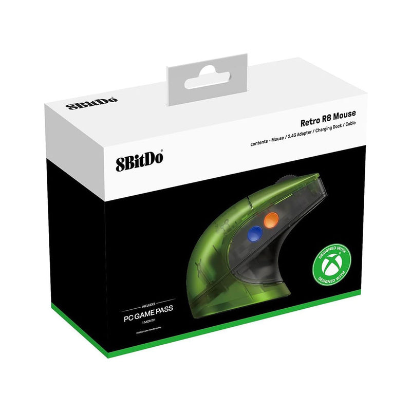 8BitDo Retro R8 Mouse - Xbox Edition