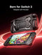 JSAUX Ergonomic Battle Armor Protective Case for Switch 2 – Black