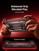 JSAUX Ergonomic Battle Armor Protective Case for Switch 2 – Black