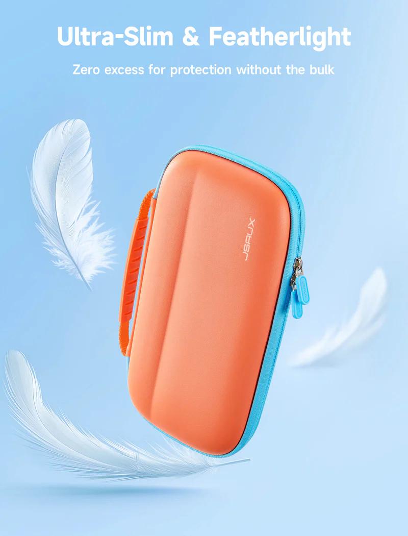 JSAUX Colorful Ultra-thin Carrying Case for Switch 2 – Orange