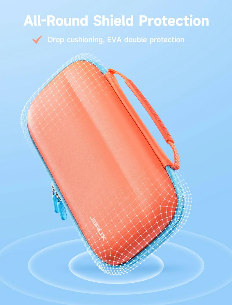 JSAUX Colorful Ultra-thin Carrying Case for Switch 2 – Orange