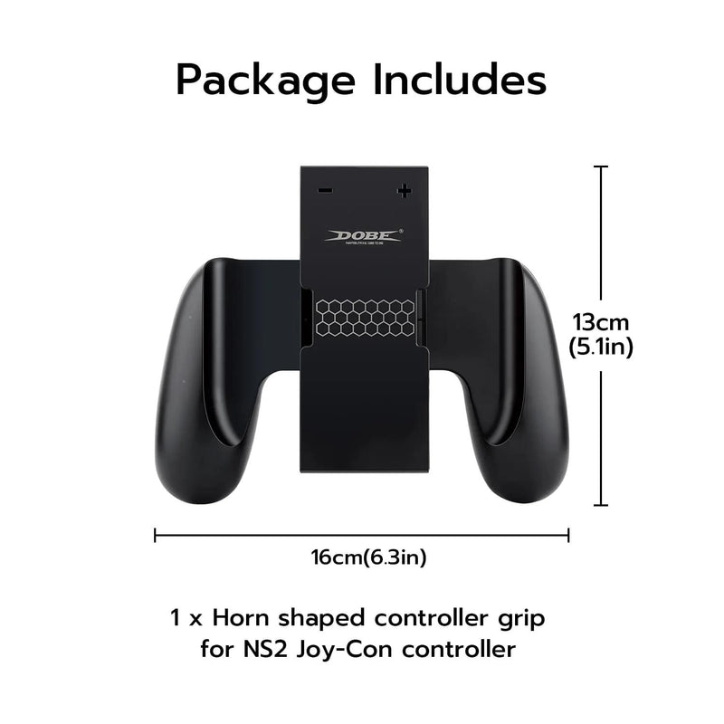 DOBE Horn-shaped Controller Grip for Nintendo Switch 2 Joy-con Controllers-Black(TNS-3177B)