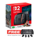 Nintendo Switch 2 Console Mario Kart World Bundle FREE Skull & Co. NeoGrip