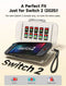 JSAUX Shock-Absorbent Storage Case for Nintendo Switch 2 – Clear