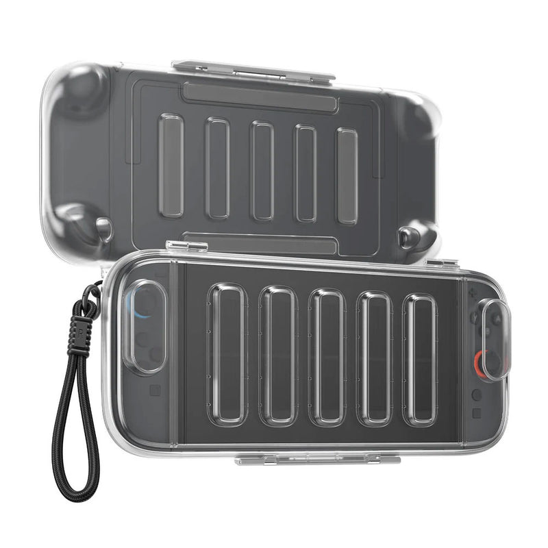 JSAUX Shock-Absorbent Storage Case for Nintendo Switch 2 – Clear