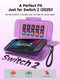 JSAUX Shock-Absorbent Storage Case for Nintendo Switch 2 – Purple