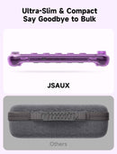 JSAUX Shock-Absorbent Storage Case for Nintendo Switch 2 – Purple