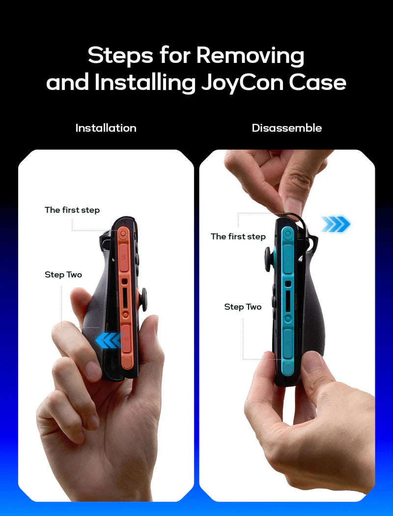 JSAUX Split Protective Case for Nintendo Switch 2 – Black