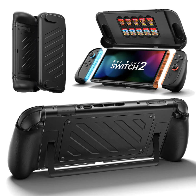 JSAUX Split Protective Case for Nintendo Switch 2 – Black