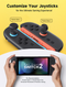 JSAUX Multi-Mode Joystick Cap and Thumb Grip with Lever Guard Set for Switch 2 （12 PCS) - Blue + Orange + Black
