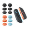 JSAUX Multi-Mode Joystick Cap and Thumb Grip with Lever Guard Set for Switch 2 （12 PCS) - Blue + Orange + Black