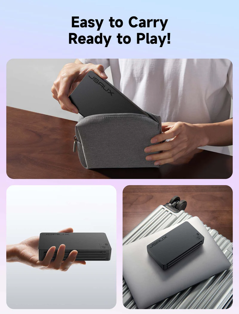 JSAUX Game Card Case 40 for Switch 2 – Black