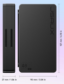 JSAUX Game Card Case 40 for Switch 2 – Black