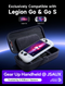 JSAUX MegaCarry Case - Travel Carry Case for Lenovo Legion Go, Legion Go S, Legion Go 2 (Fits with Protective Cases) – Black