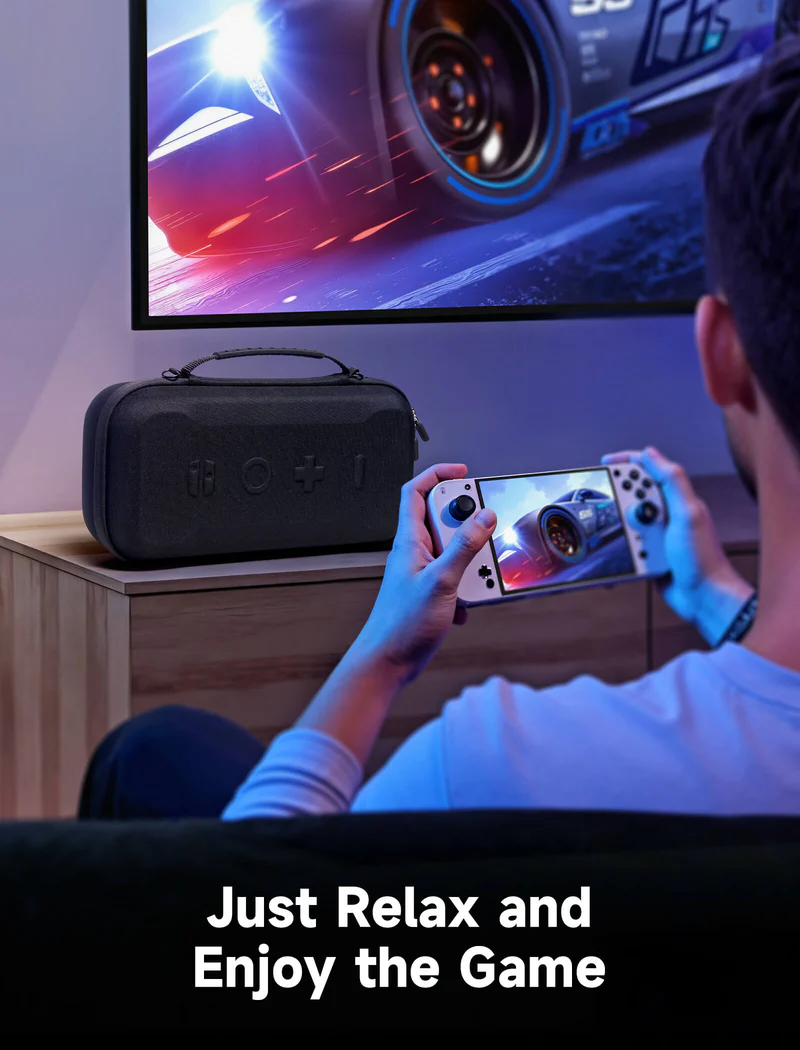 JSAUX MegaCarry Case - Travel Carry Case for Lenovo Legion Go, Legion Go S, Legion Go 2 (Fits with Protective Cases) – Black