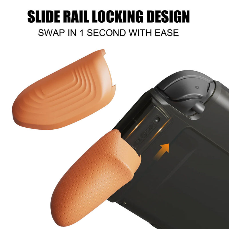 Savage Raven by Skull & Co. StandGrip Bundle for Nintendo Switch2 (including EDC Carrying Case) - Neon Blue & Red