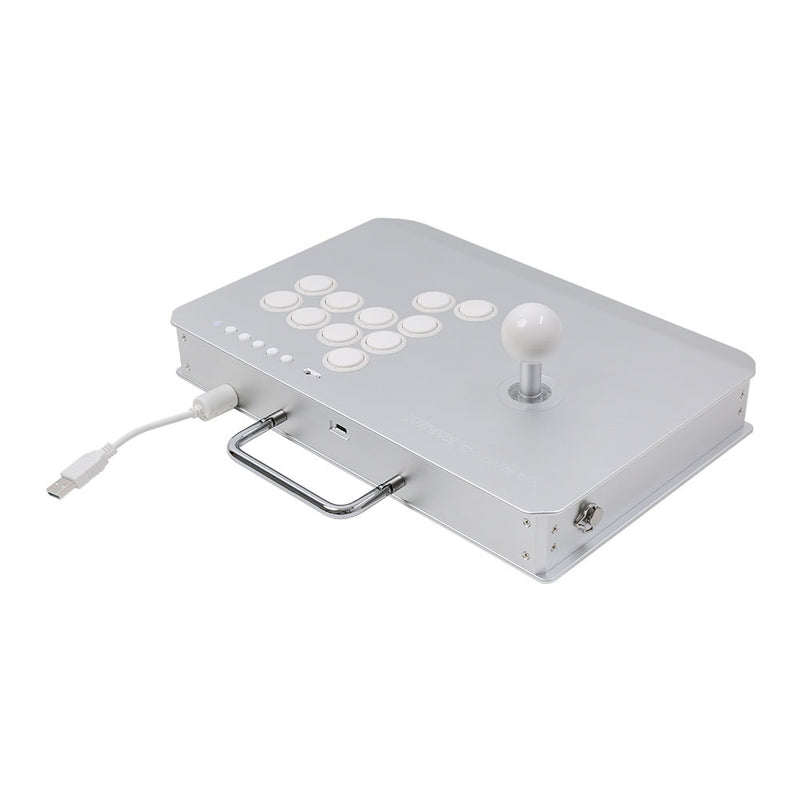 Varmilo Kassai Arcade Stick Controller Pro (PC/PS4/PS5) - Lunar Silver