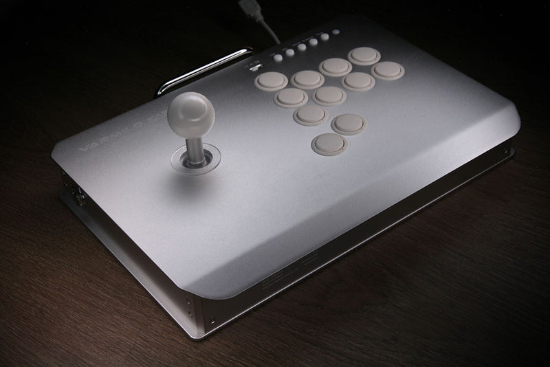 Varmilo Kassai Arcade Stick Controller Pro (PC/PS4/PS5) - Lunar Silver