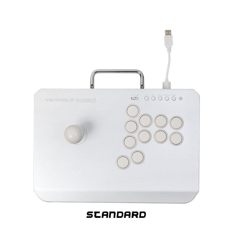 Varmilo Kassai Arcade Stick Controller (PC) - Lunar Silver