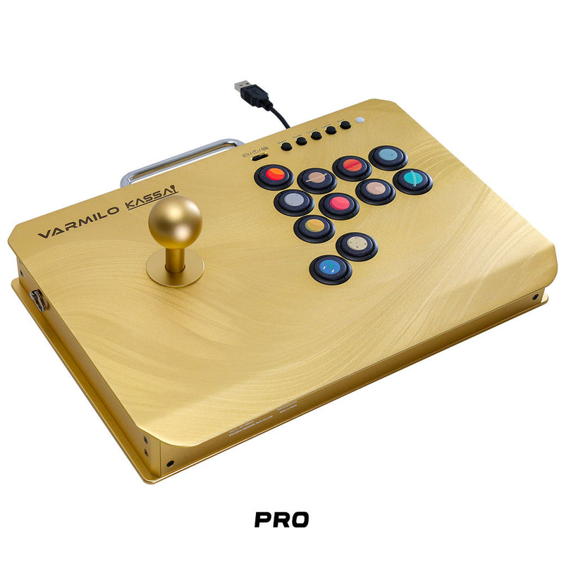 Varmilo Kassai Arcade Stick Controller Pro (PC/PS4/PS5) - Golden Cosmos - Limited Edition