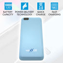 Maxxlee 10000mAh Power Bank Portable 18W PD Type C QC 3.0 Dual USB Fast Charging Blue