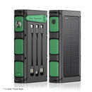 30000mAh Hand Crank Solar Charging PD22.5W Power Bank - Green