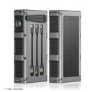 30000mAh Hand Crank Solar Charging PD22.5W Power Bank - Grey