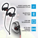 Elinz Bluetooth 4.1 Wireless Headphones Earphones Headset Sports Mobile MIC