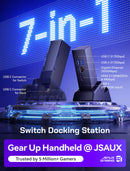 JSAUX 7in1 Multifunctional Docking Station for Switch 2 – Black