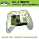 HIDEit Uni-MW | Adjustable Xbox 360 + Xbox One + Xbox One Slim Wall Mount (Black) - Controller Bundle