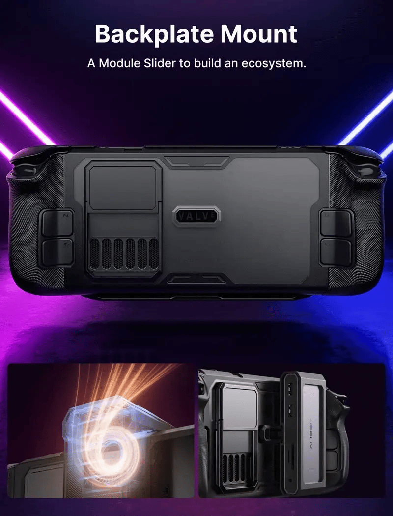 JSAUX ModCase for Steam Deck - PC0104 Basic Set