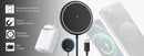 15W Magnetic Wireless Charging Pad for iPhone & Airpods Fast Charger Black Power Adapter