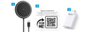 15W Magnetic Wireless Charging Pad for iPhone & Airpods Fast Charger Black Power Adapter