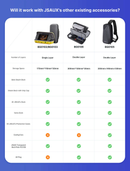 JSAUX Carrying Case for Steam Deck/ROG Ally/Steam Deck OLED