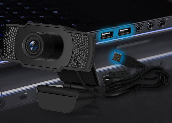 Elinz Full HD 1080P Webcam Laptop Desktop PC Digital Web Camera Noise Cancelling Mic USB 2.0 30FPS