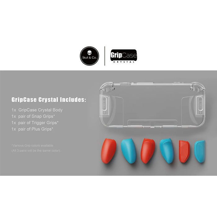 Skull & Co. GripCase Crystal for Nintendo Switch - Grey