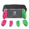 Skull & Co. Grip Set for GripCase Crystal ONLY - Neon Pink and Green