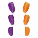 Skull & Co. Grip Set for GripCase Crystal ONLY - Neon Purple and Orange