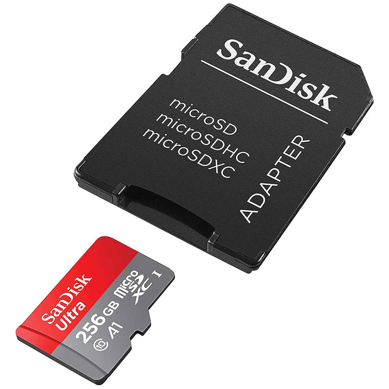 SanDisk Ultra microSDXC 256GB UHS-I Class 10 Memory Card 100MB/s