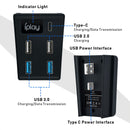 5 IN 1 USB Hub for PS5 DE/UHD Gaming Console Black (HBP-308)