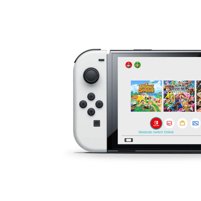 Nintendo Switch OLED White with Animal Crossing New Horizons Game