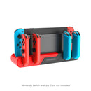 DOBE 4 IN 1 Charging Dock for NINTENDO SWITCH / SWITCH OLED JOY-CON (TNS-0122) Neon Red and Blue