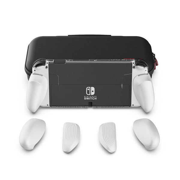 Skull & Co. GripCase Bundle for Nintendo Switch OLED (White)