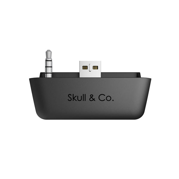 Skull & Co. AudioBox: Bluetooth 5.0 Audio Adapter for Xbox (XB1/XSX/XSS/Elite) Controllers – Black