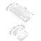 Protective Crystal Hard Case for Steam Deck - Transparent (GP-806)