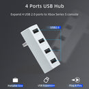 4 Ports USB Hub 2.0 for Xbox Series S-White(XS01)